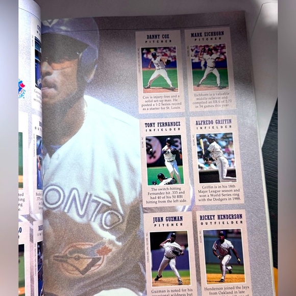 ⚾️ Vintage Pristine 1993 Blue Jays Official Souvenir World Series Scorebook ⚾️ - Picture 13 of 15